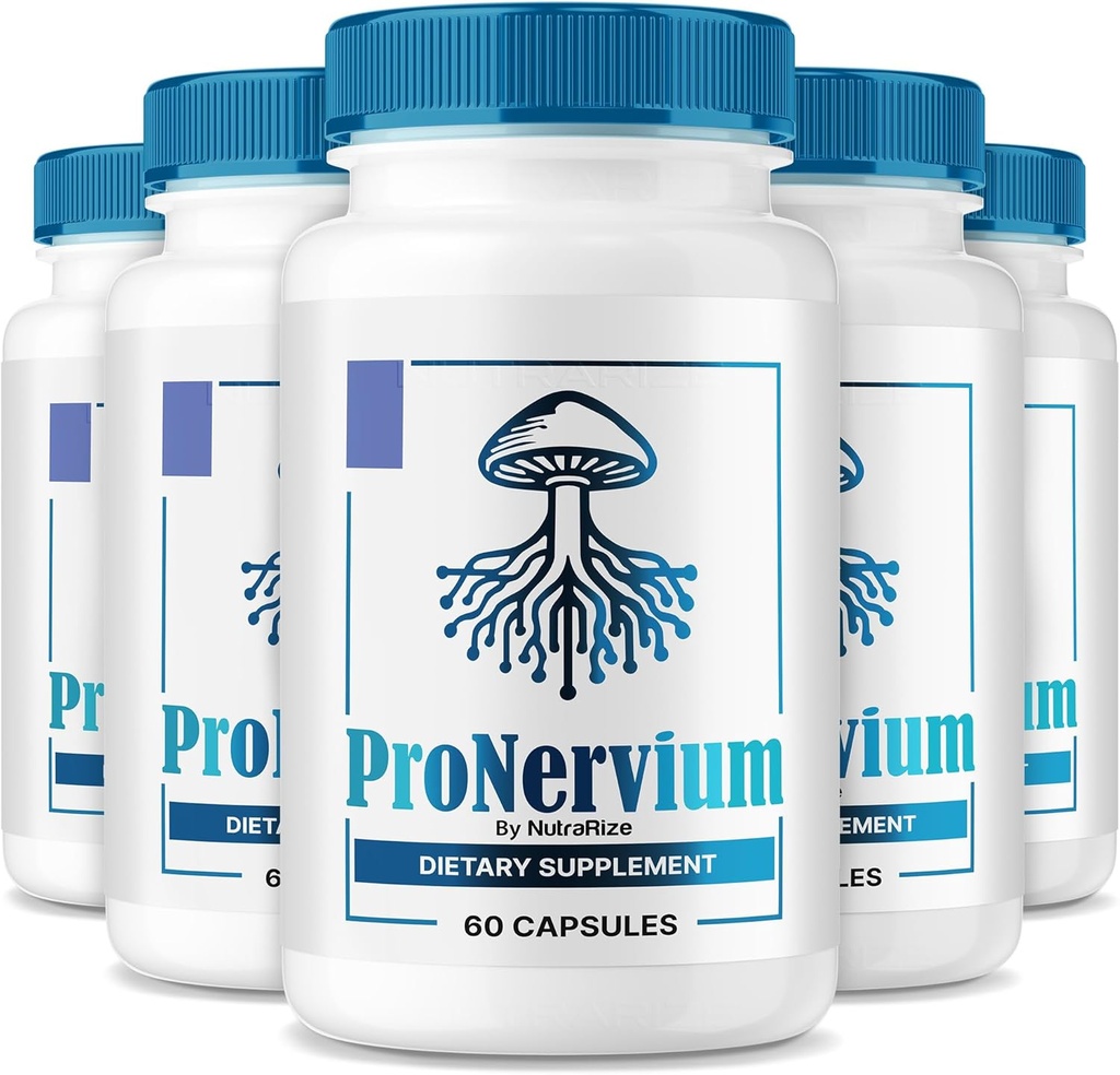 (5 Pack) ProNervium - ProNervium Advanced Nerve Health Supplement, ProNervium Nervium Support Dietary Pills, All-Natural Formula for Dynamic Lifestyle, Pro Nervium Pastillas Reviews (300 kapsul)