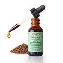 Lovita Bee Propolis Liquid Extract 500mg, 5:1 Kapljice z 18 % bioflavonoidi, antioksidant brez alkohola, Imunska podpora in umirjanje grla, Gluten-free, Non-GMO, 1 Fl Oz (30 ml), 30 Day Supply