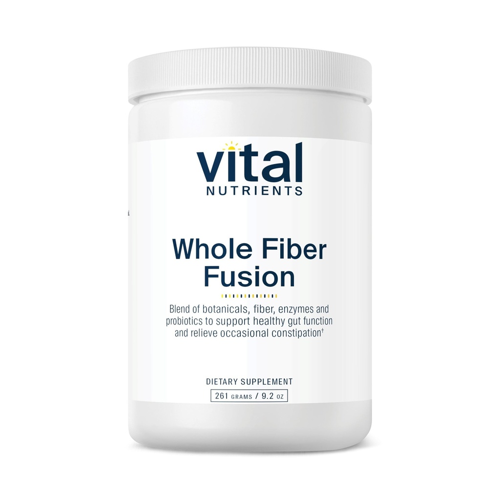 Vital Nutrients - Cela fiber Fusion Powder - Naravni vir dietne vlaknine - Vegetarian - 261 Grams