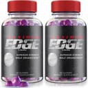 (2 paket) Največja Edge moški Gumies - maksimalni Edge dodatek za moške, Dnevna formula za splošno Wellness in Vrh zmogljivosti, Največja Edge Extra Strength Formula, MaksimalnaEdge Mnenja (120 Gummies)