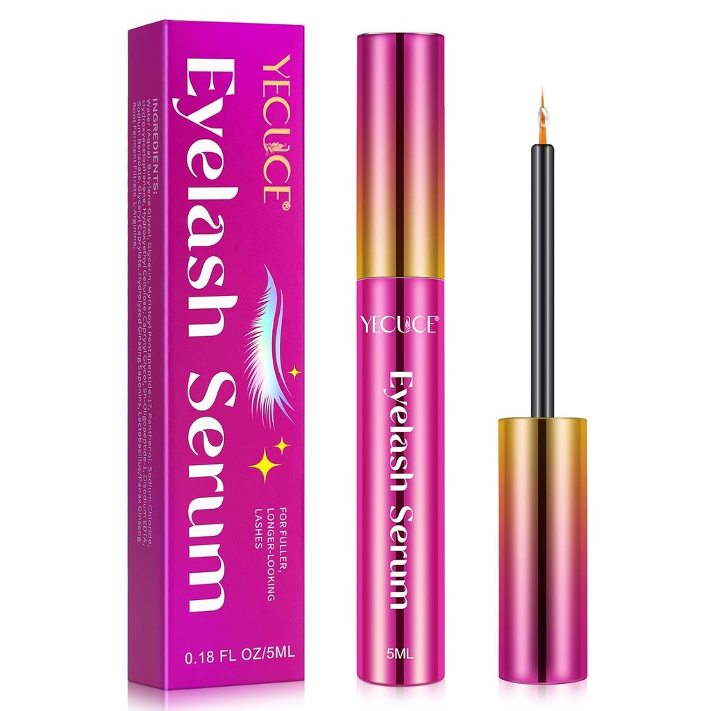 Lash serum,5ML Lash serum za rast trepalnic, Premium trepalnic rastni serum za daljšo, Fuller, in Thicker Lash serum, povečanje Lash rast: Sprostite moč narave za mesmerizing las