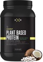 KompleX Nutrition Plant Based Protein Powder (25 strežb) - Coconut Arowed Natural, Vegan, Zero Sugar, Nizka maščoba, ne gensko spremenjeni prehranski dodatek Izdelano iz 29 naravnih zelenih in sadja