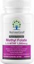 Metilfolat MTHRF dodatek - 1000 mcg Bioaktivni vitamin B9 (5-MTHF) - Podpira nosečnost in zdravje ploda - 60 kapsul - Gluten-free