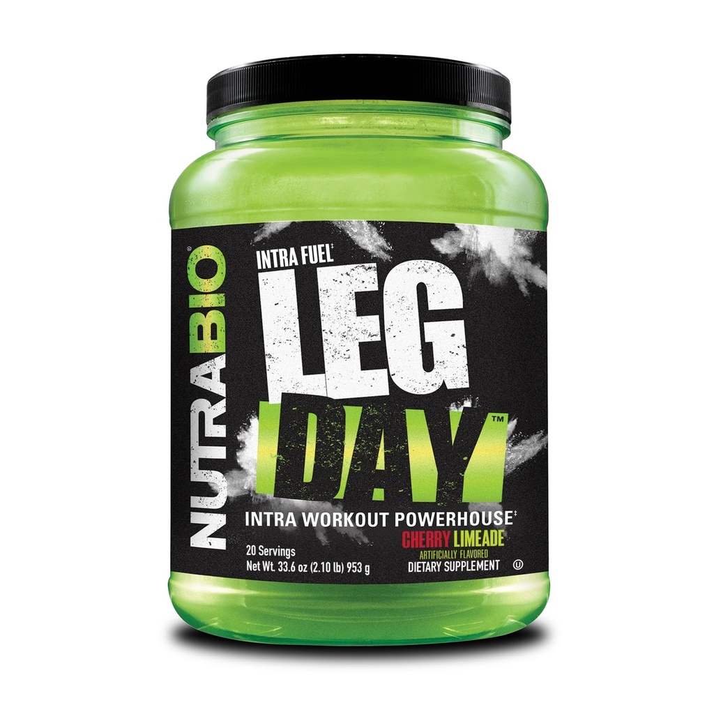 NutraBio dan nog Intra Workout Powder – Napredno Carb dodatek s grozdno dekstrin & Elektroliti – Carb Powder z EAAS/BCAAs – Ciklični Dekstrin za zmogljivost – Cherry Lime, 20 Serving
