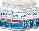 KIDNEY C.O.P. Kalcijev oksalat Protector 120 Kapsule, Ledvica Podpora za kalcijev oksalat kristali, Pomaga ustaviti ponovitev kamnov, močnejši kot Chanca Piedra Stone Breaker dodatki, 6 Pack
