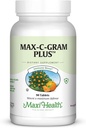 Maxi Health Vitamin C 1050mg – Buffered C kompleks s kalcijevim askorbatom in bioflavonoidi – Imunska podpora dodatek, non-Acidic, Nežen na želodec, Postopno sproščanje – 90 tablet