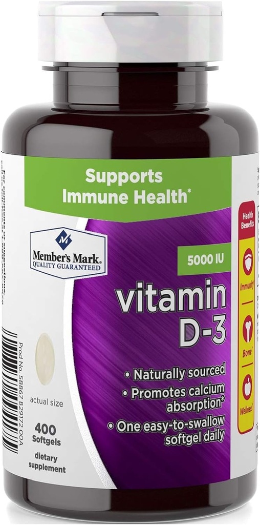 Birsppyjeva oznaka vitamina D-3 5000 i.e.