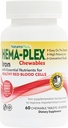 Natures Plus Hema-Plex Železo - 60 mešanih žvečnih žvečil za jagode - 85 mg Elementarno železo - Zdravje celotne krvi - z vitaminom C & bioflavonoidi - ne-GMO, Vegan & Gluten Free - 20 Služabnikov