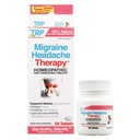 Relief izdelki Migrane Glavobol Terapija - 100% naravne aktivne sestavine - Blažilne tablete, pritisk, občutljivost svetlobe, migrene - hitro raztopi tablete - 50ct