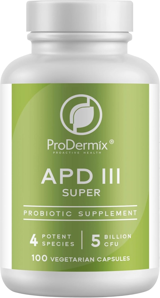 Kosher APD III Probiotic dodatek, Podpira občasno zaprtje, driska, plin in napenjanje, 5 milijard CFU vzdrževanje 100 vegetarijanske kapsule