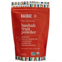 KAIBAE Premium Organic Baobab Powder I Prebiotic Gut Health, Intermitent Fasting, Immuniteta, Hidracija 