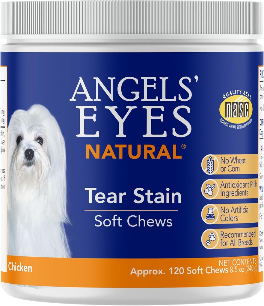 ANGELS' EYES Naravna tear Stain Preprečevanje mehkih žveči za pse 