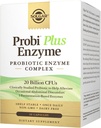 Solgar Probi Plus Enzyme Complex, 30 kapsul - 20 milijard CFU Probiotic Plus Enzymes - enkrat na dan - klinično raziskano za lajšanje občasnih plinov in napihnjenosti - Non-GMO & Dairy Free, 30 Servings