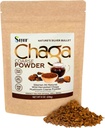 Sayan Sibirski Pure Raw Coarse Chaga Powder 8 Oz / 226g – Premium Wild Forest Željeni super antioksidant čaj – Podpira imunski sistem in prebavno zdravje – Fokus, energija, jasnost, Wellness - Non-GMO