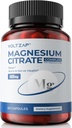 Magnezijev Citrat Kapsule 500mg Dopolnilo: za zaprtje in zdravo podporo za spanje Visoko Absorbljiva Magnezijev Element dopolnilo kompleks za mišice in prebavne podpore - Ne-GMO & Gluten Free