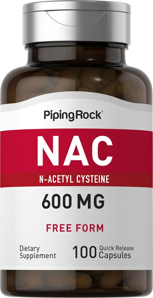 Piping Rock NAC dodatek N-Acetil Cistein 