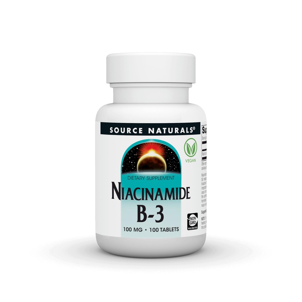 Vir Naturals Niacinamid B-3, 100 mg prehranska dopolnila - 100 tablet