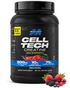 MuscleTech Creatin Monohidrat v prahu Cell-Tech Creatin Post Workout Recovery Drink Muscle Builder Za moške in ženske Muscle Building Dodatki sadje Punch, 3 lbs (27 Serv)