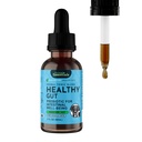 Živalske esencialne sestavine Zdrave Gut - Zeliščni prebiotik za pse in mačke, Gut Health Mešanica, Zeliščni Formula, Organski človeški stopnje Zelišča, Veterinarian Priporočeno, Liquid Tonic - 2 Fl Oz