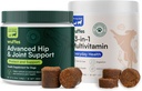 Wuffes Hip in skupni dodatek za velike pasme in 23-v-1 multivitaminski paket