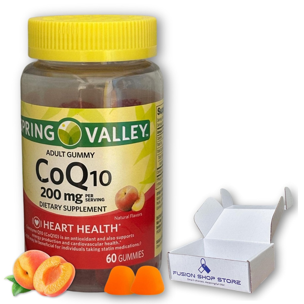 FUSION SHOP trgovina Pametne odločitve, smiselno življenje! Coq10 200 mg Gumies- koencim dopolnilo za odrasle 60 ct (paket z 1)