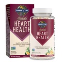 Vrt življenja Zelišča Heart Health dodatek z Folate, Bergamot, Zeleni čaj & Vitamin E & K za Cholesterol, Circulatory & Podpora krvnega tlaka, Non-GMO, Gluten-free, Citrus Flavor, 30 Servings