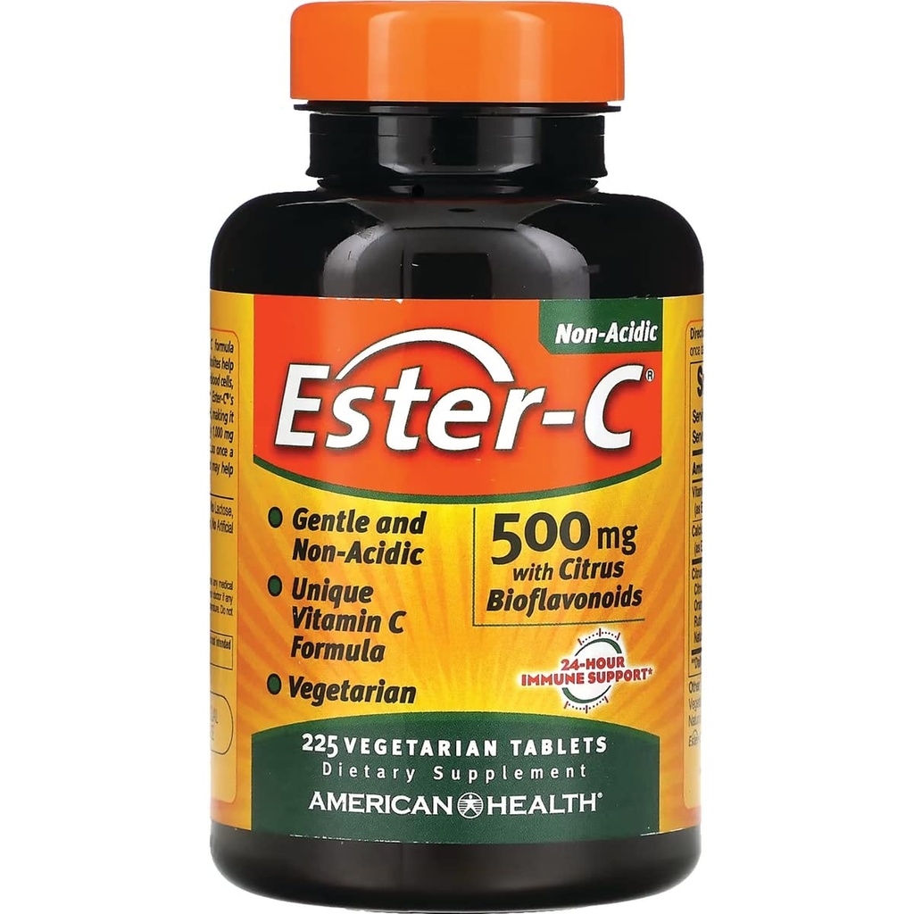 Ester-Vitamin C with Citrus Bioflavonoids 500 Milligrams 225 Veg Tabs