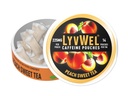 LyvWel Ultra Caffeine Pouch – Peach Sweet Tea – 225mg Natural Caffeine z Guarana – Čista energija za fokus & Mood – 1-Pack (15 vrečke)
