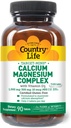 Država Life Target-Mins Kalcij Magnezij z vitaminom D-kompleks, 1000mg/500mg/10mcg, 90 Tablete, Certified Gluten Free, Certified Vegetarian