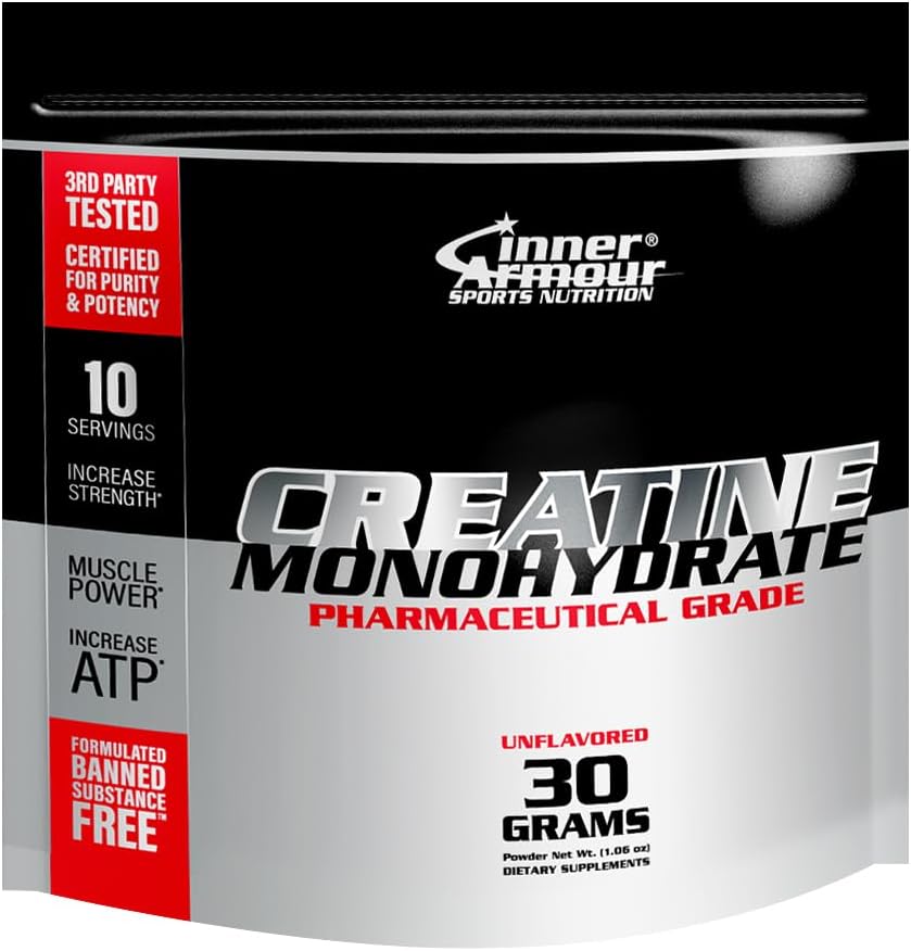 Mikroniziran kreatin monohidrat v prahu - povečanje mišične moči in vzdržljivosti - hitro raztapljanje, arome-free, Vegan Fitness dodatek, Keto prijazno - 30 gr ali 10 Servings
