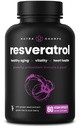 NutraChamps Resveratrol dodatek, ekstra moč Formula za zdravo staranje, imunske podpore, 60 Veganske kapsule s Trans-Resveratrol, zeleni čaj list, Acai Berry & Grozdni ekstrakt