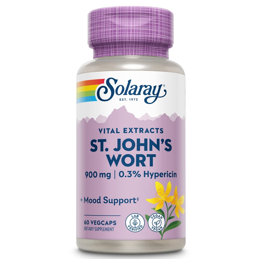 SOLARAY St. Johns Wort Aerial Extract 450mg dva dnevno 