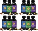Vse-naravna Užitna olja, Mini Oil Vzorčni komplet s čisto C60 ESS60, Imunska podpora in skupni dodatek za podporo z oljčnim oljem, Avocado Oil & MCT Kokosovo olje, Garnitura 12, 2 Oz vsak
