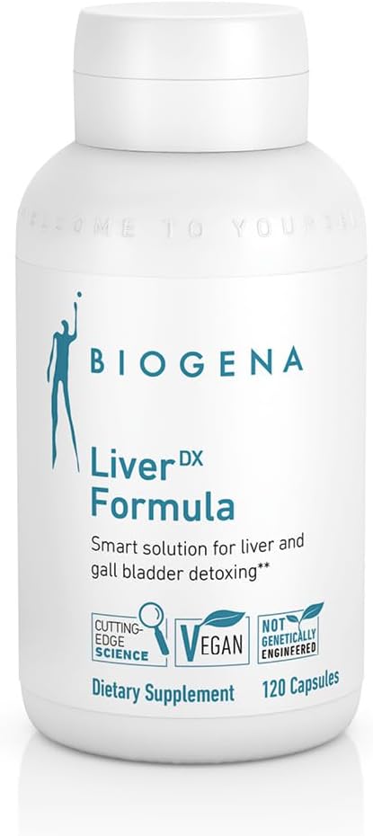 BIOGENA WISSEN SCHAFFT GESUNDHEIT liverDX Formula dodatek - Jetra in žolč-Bladder razstrupljanje, čiščenje in popravila** (mlečna os, artičoke & Dandelion Extract, lecitin)