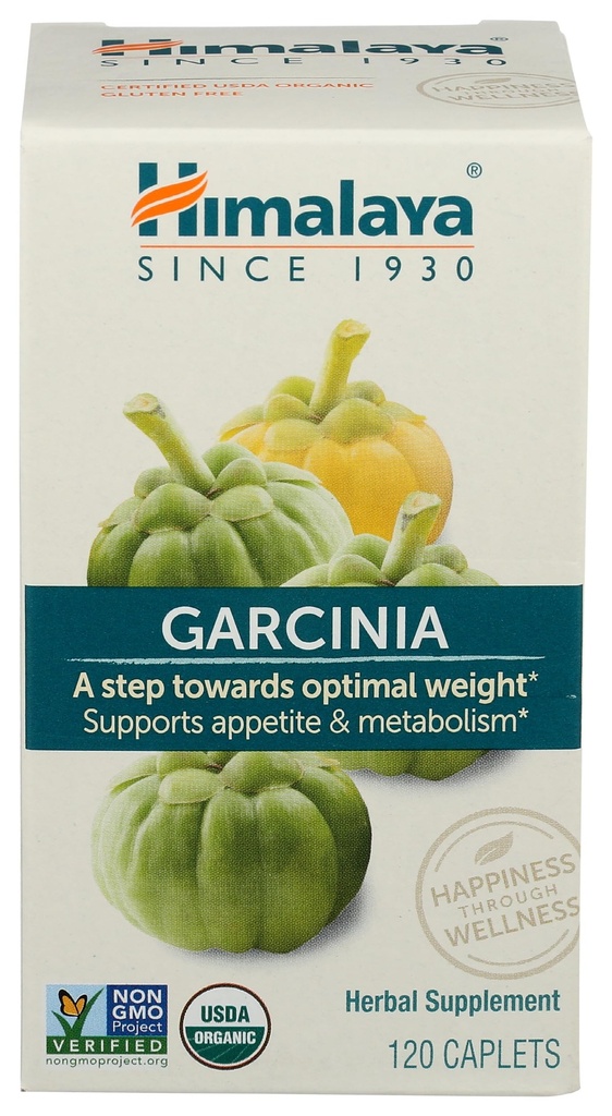 Himalaja Organic Garcinia Cambogia Zeliščni dodatek, Podpora apetitu, Lipid Presnova, Podpora za telesno maso, USDA Organic, Non-GMO, Vegan, 600 mg, 120 Rastlinski kapniki