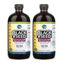 Neverjetna zelišča Premium črno seme olje - Gluten prost, brez GSO, hladno stisnjena Nigella Sativa Aids v prebavnega zdravja, imunske podpore, funkcije možganov - 16 Fl Oz (Pack of 2)