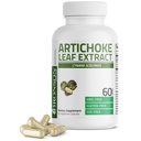 Bronson Artichoke Leaf Extra Strength podpira zdravo prebavljanje zdravo delovanje jeter, ne-GMO, 60 vegetarijanske kapsule