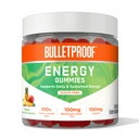 Neprebojni Sugar-free Tropical Energy Gummies, 60 Count, Dodatek za dnevno in trajno energijo s 100mg CoQ10, Dnevna vrednost B12, 100mg Brain Oil oktane