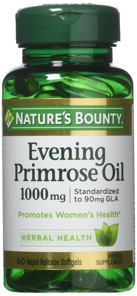 Bounty večer Primrose Oil, 1000mg, 180 Softgels (3 X 60 Count Stekleničke)