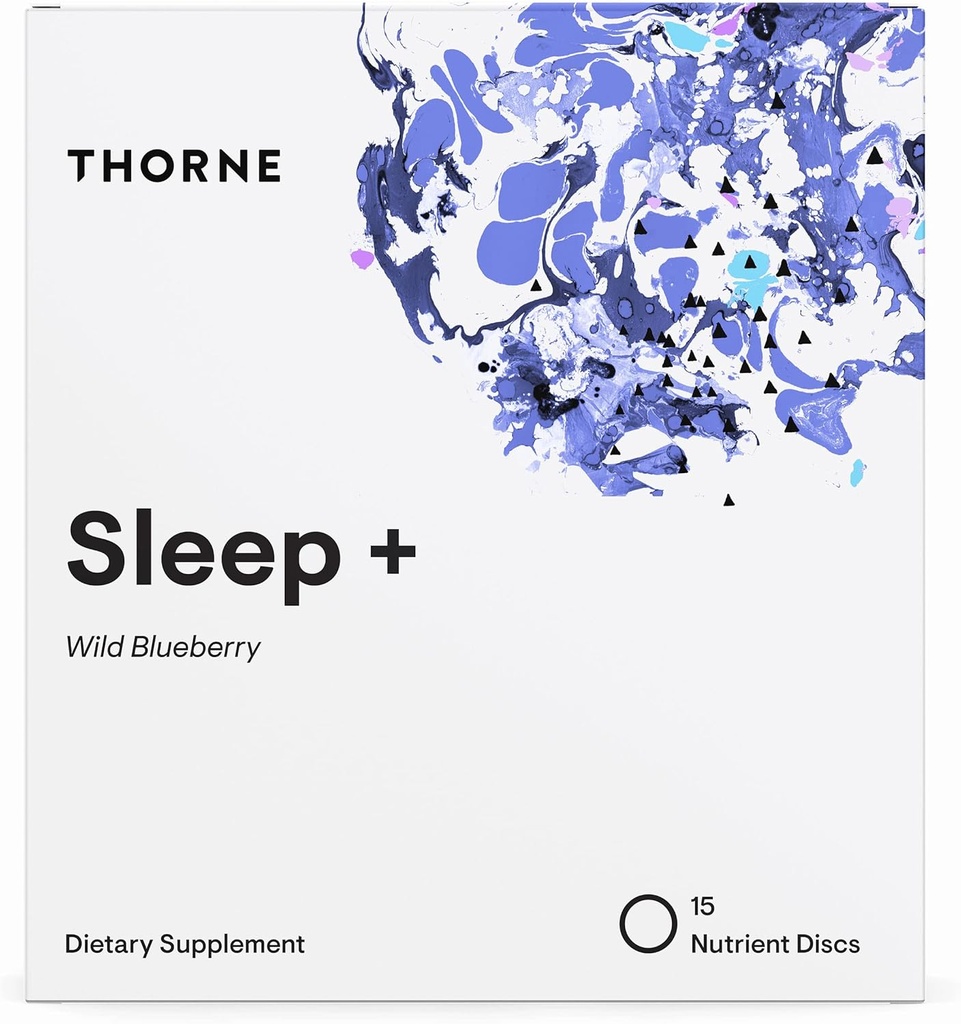 THORNE Spanje + Nerazrešljiv dodaten disk - Kamilica, L-Theanin in Melatonin za globok, miren spanec - 15 Serving