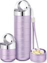 Zannaki Metal Travel Organizer, Prenosne vodoodporne tedenske tablete Box, Velika Aluminum Alloy Pill Case Container, BPA brezplačno 7 Daily Medicine Organizator Imetnik za vitamine, ribje olje, Dopolnilo