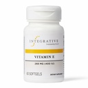 Integrativne terapije Vitamin E - Antioksidant dodatek za kardiovaskularno zdravstveno podporo* - Podpora za srce* - Dairy-free & Gluten-free - 60 Vitamin Softgels (60 Serving)