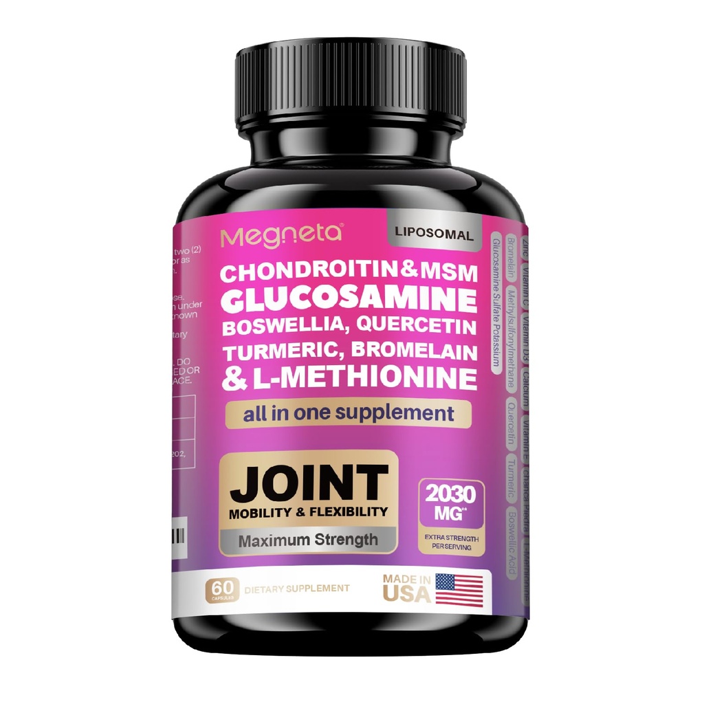 19-v-1 Skupna podpora Kapsule Glukozamin Chondroitin Turmeric Msm Boswellia - Skupna podpora dodatek za kosti, nazaj, kolena, roke skupno zdravje