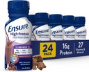 Zagotovite visoko beljakovinsko mleko Chocolate Nutrition Shake, Pripravljen za pitje, 16g beljakovin in 27 Vitamini in minerali, 8 fl oz, 24 Pack