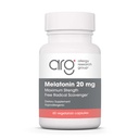 Alergija Raziskovalna skupina Melatonin 20mg - Čisti melatonin, dodatna moč za odrasle, pomoč v spanju, visok odmerek, vegetarijanske kapsule - 60