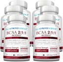 Odobrene znanstvene BCAA dodatek - 360 tablet - 2400mg - povečanje zmogljivosti in izboljšanje razvoja mišic - L-levcin, L-izolevcin, L-valin - Izdelano v ZDA, Non-GMO