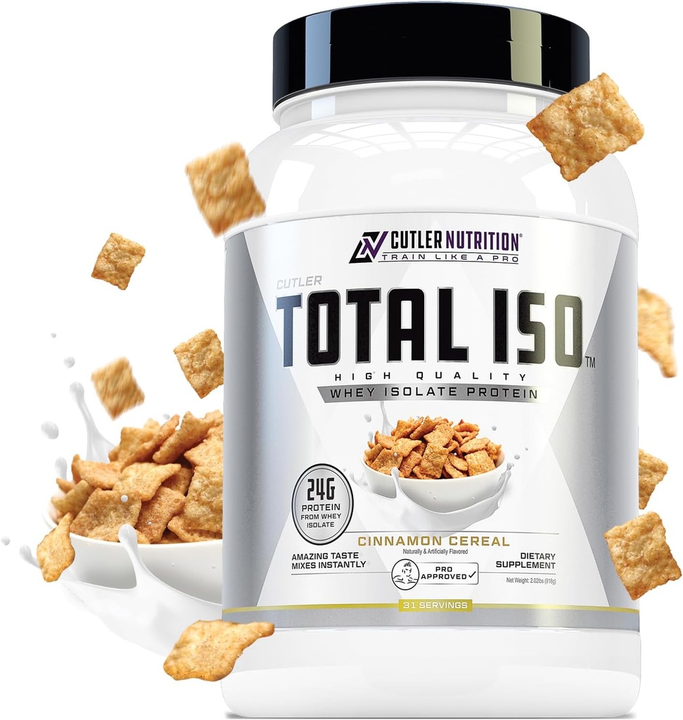 Skupaj ISO Whey Isolate Protein Powder: Najboljši okus Whey Protein Shake Featuring 100% Whey Protein Isolate, Perfect Post Workout Protein Powder Mix and Meal Nadomestna pijača, Cina Žitna, 2 funta