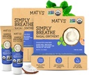 Matys Organic Preprosto dihati nos mazilo za suhe nosove in nosove zaradi alergije, Nosove krvavitve, CPAP in kisik naprave draženje, Čista Saline alternativa za odrasle in otroke, 2 Pack, 0.5 oz Vsak