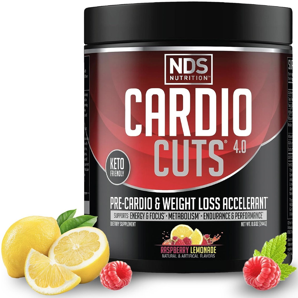 NDS Nutrition Cardio kosi 4.0 - Malina limonada - 8.6 oz.
