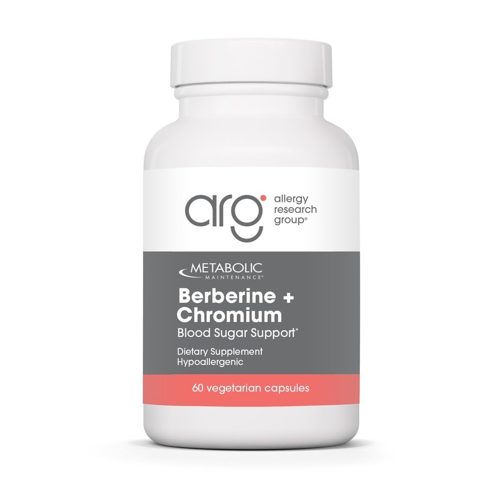 Presnovno vzdrževanje Berberin + Vitamin C in magnezij - Krom 200mcg za zdravje srca in imuno podporo